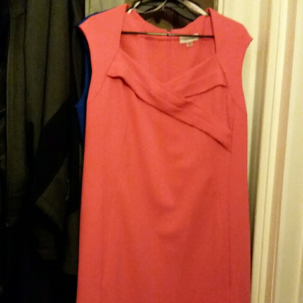Coral dress