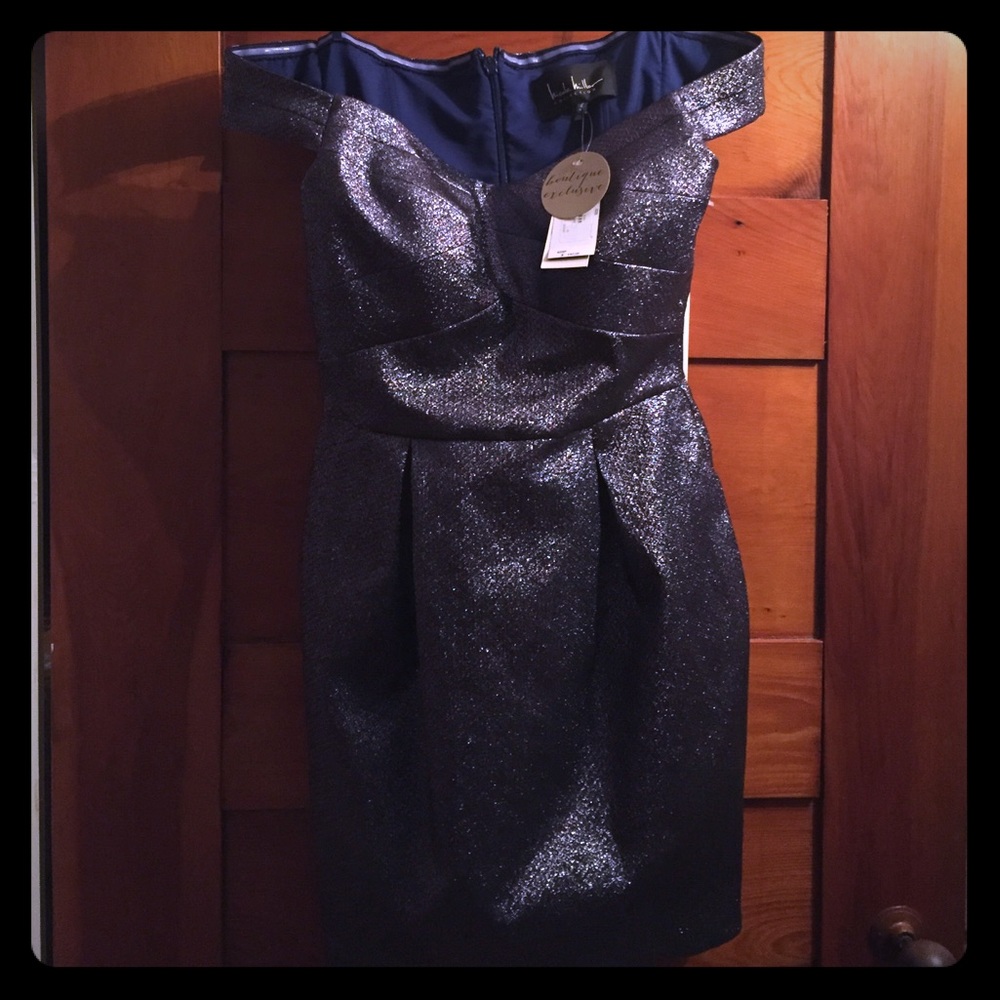 Off shoulder Nicole miller cocktail dress