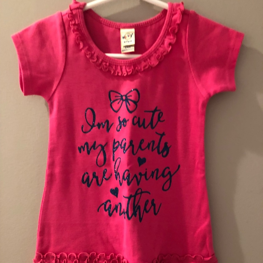 **Never worn BIG sister announcement dress/top**