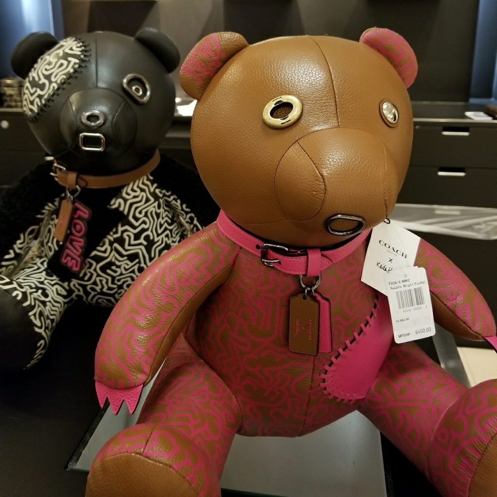 COACH Leather Teddy Bear LARGE