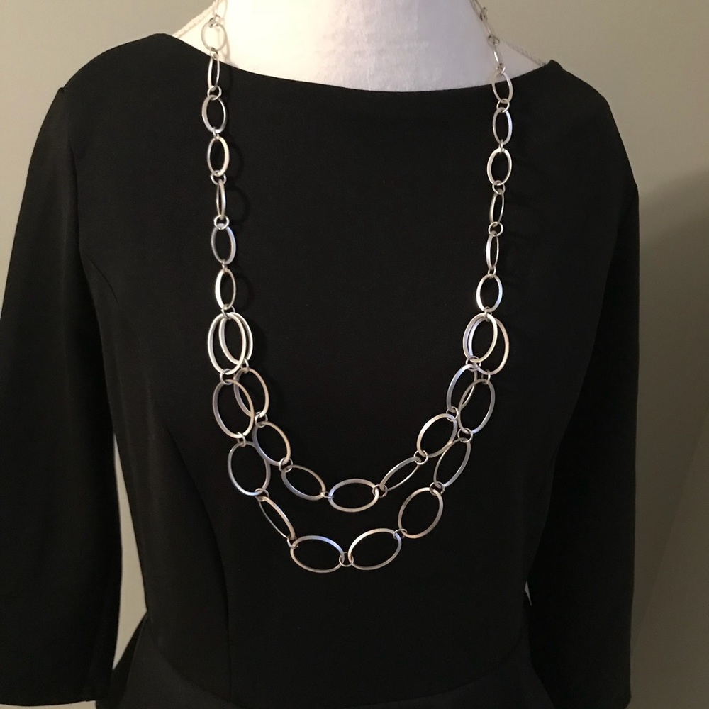 Silver Link Necklace