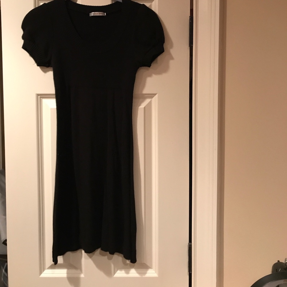 Knit black dress!