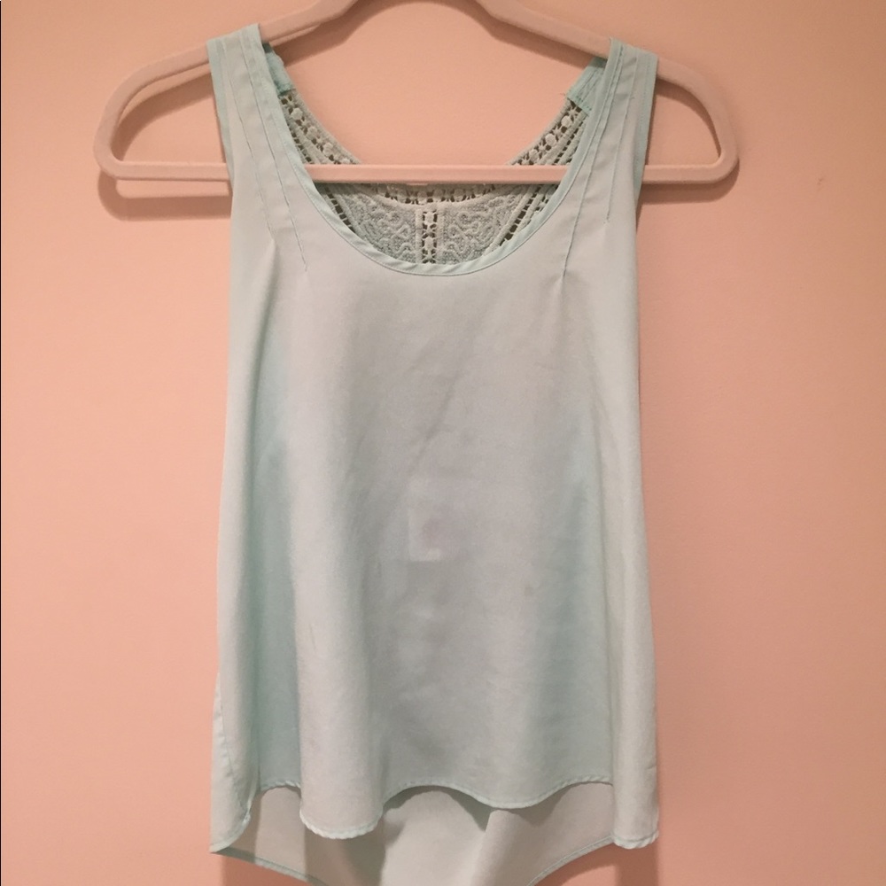 Crochet-Back Tank