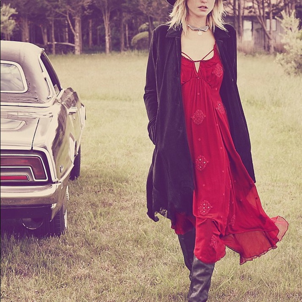 Free people Blue Moon halter dress