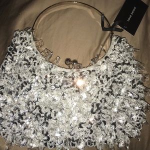Harvé Benard Embellished Evening Clutch
