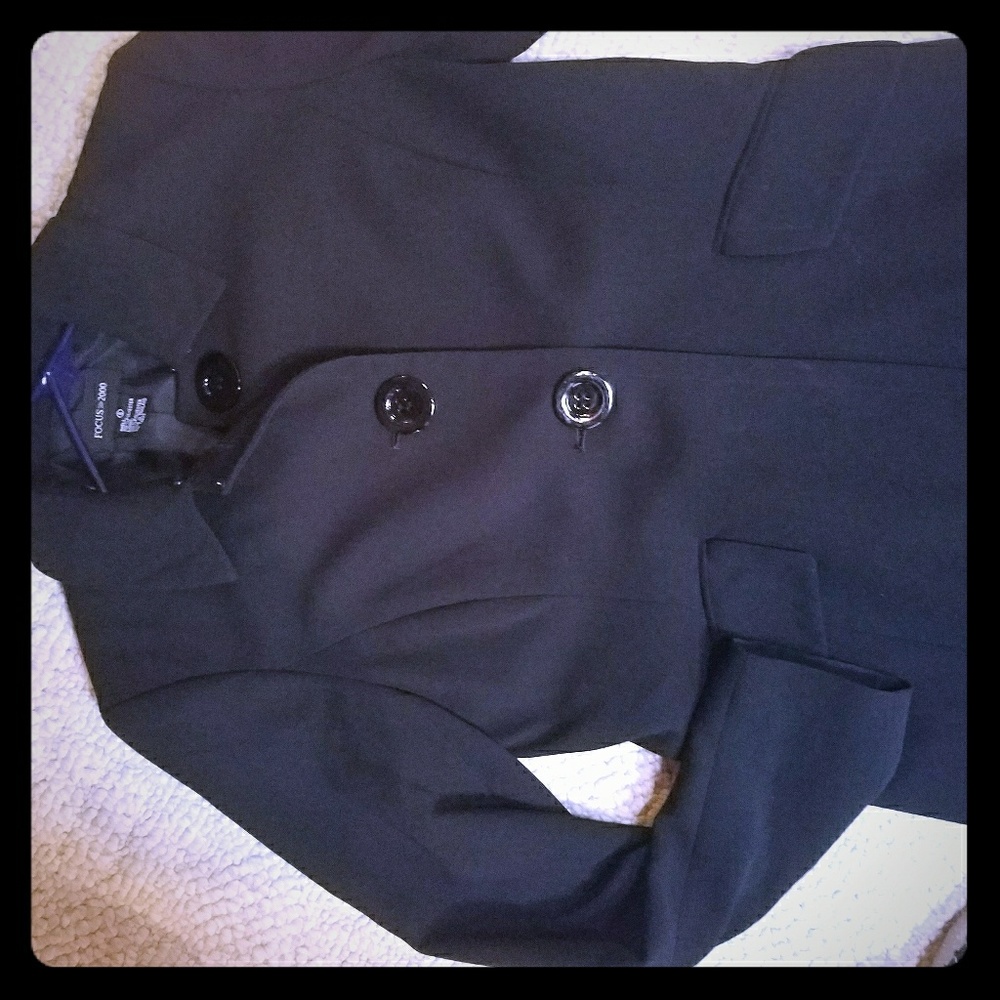 Black classic coat