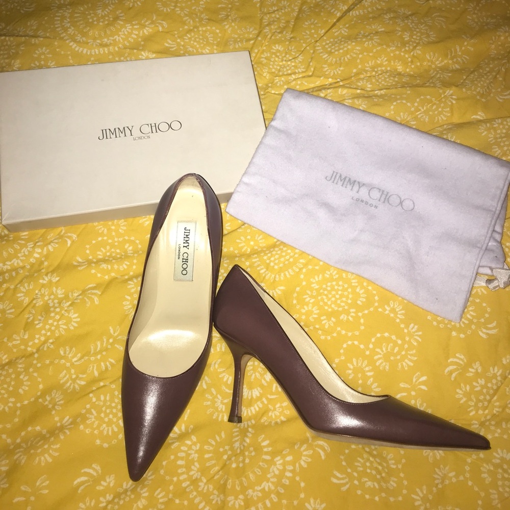 Jimmy Choo mauve heels