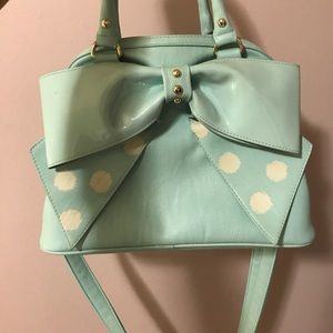 Betsey Johnson mint color purse