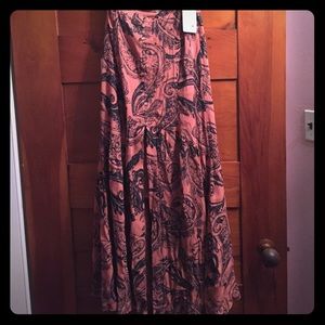 Free people maxi skirt
