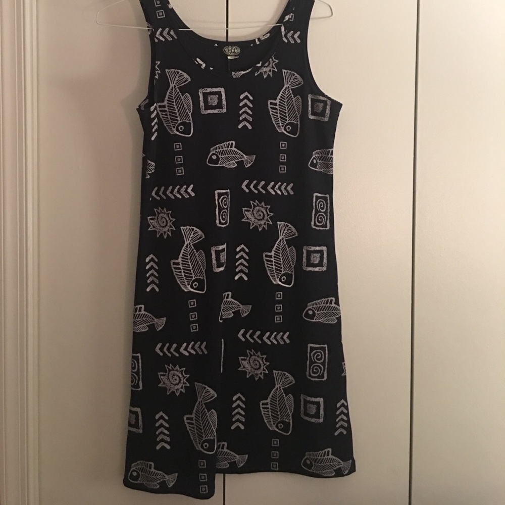 Vintage Mini Navy dress -90s