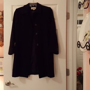Albert Nipon wool dress coat
