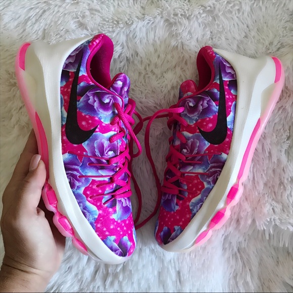 NEW 🎀 NIKE KD VIII 🎀 AUNT PEARL - Picture 2 of 8
