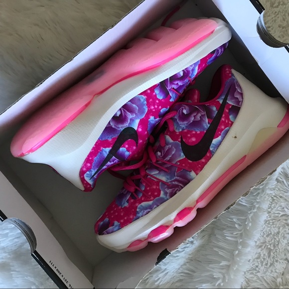 NEW 🎀 NIKE KD VIII 🎀 AUNT PEARL - Picture 7 of 8