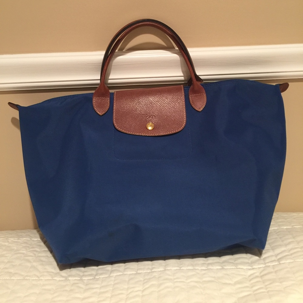 Blue Longchamp bag