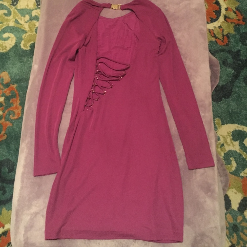 BEBE small mini dress fushia