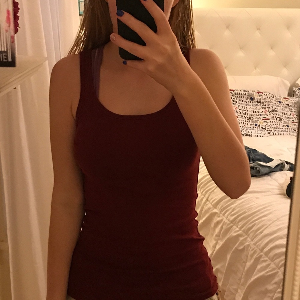 Red/Maroon Tank top