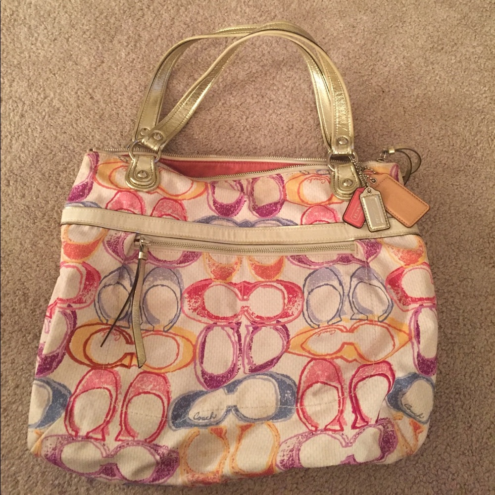Coach scribble bag