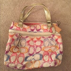 Coach scribble bag
