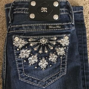 Miss me girls jeans size 14