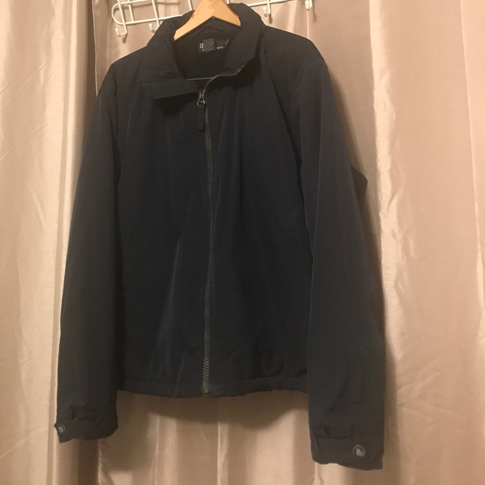 Navy Polo Jacket! XL