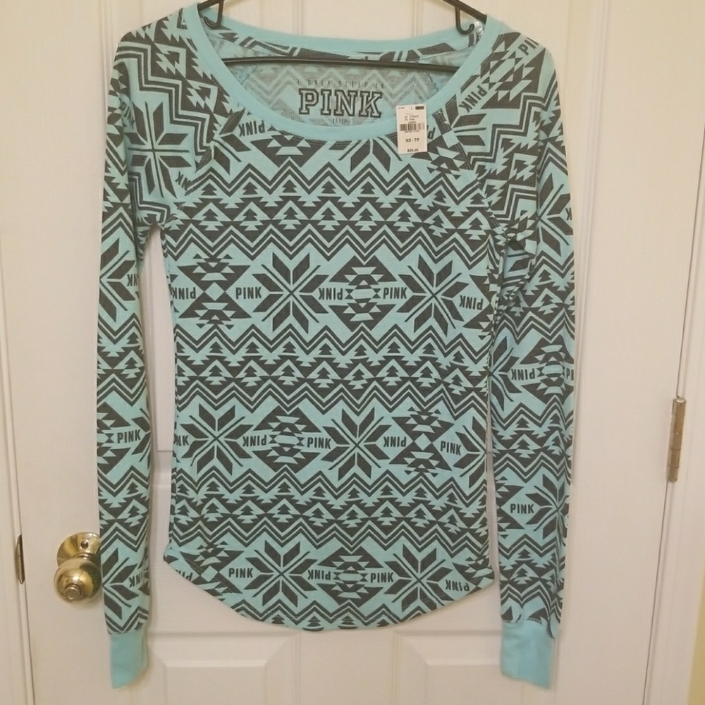 Victoria's Secret Pink Thermal Henley