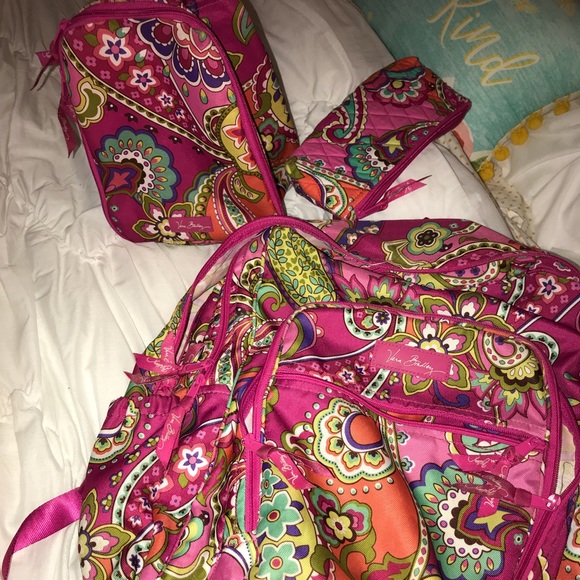 Vera Bradley bookbag, lunchbox and pencil pouch main image 4