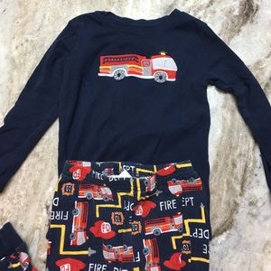 Boys fire truck pajamas