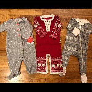 Baby Girls 3 MO Holiday PJ Bundle