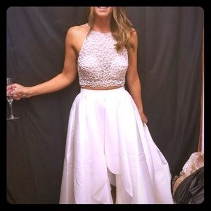 2 piece wedding dress