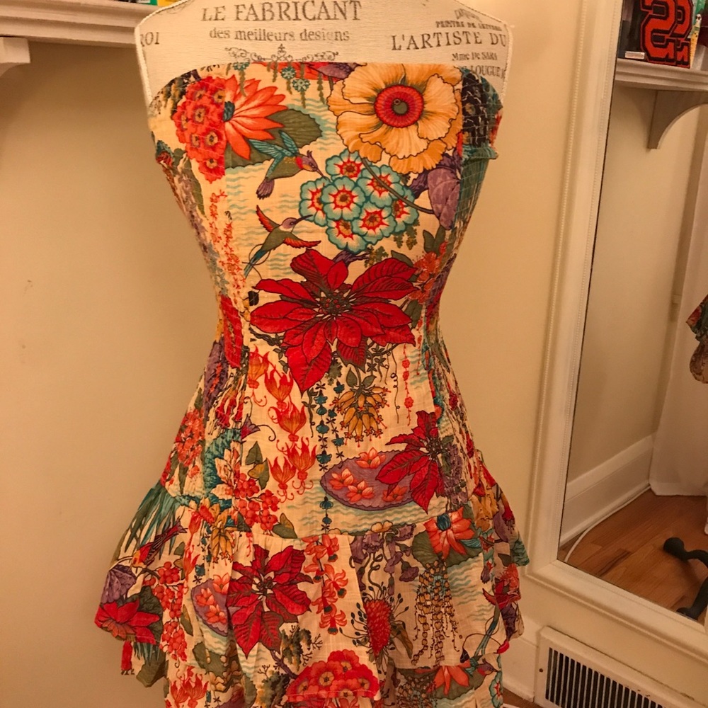 DELETING SOON! Italian Strapless Dress