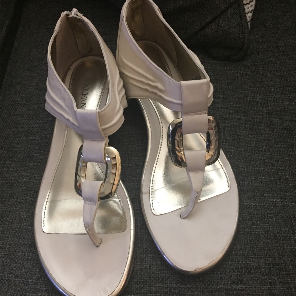 Alfani cream sandals