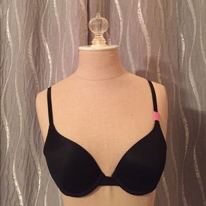 Black Victoria’s Secret Pink Push-Up Bra