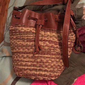 Lucky Brand Woven Satchel