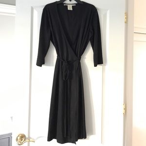 Little black wrap dress by Max Studio.
