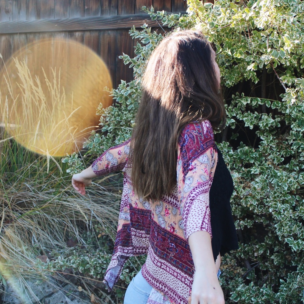Boho Shawl Cardigan