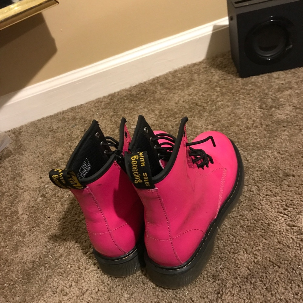 Pink Dr. Martens