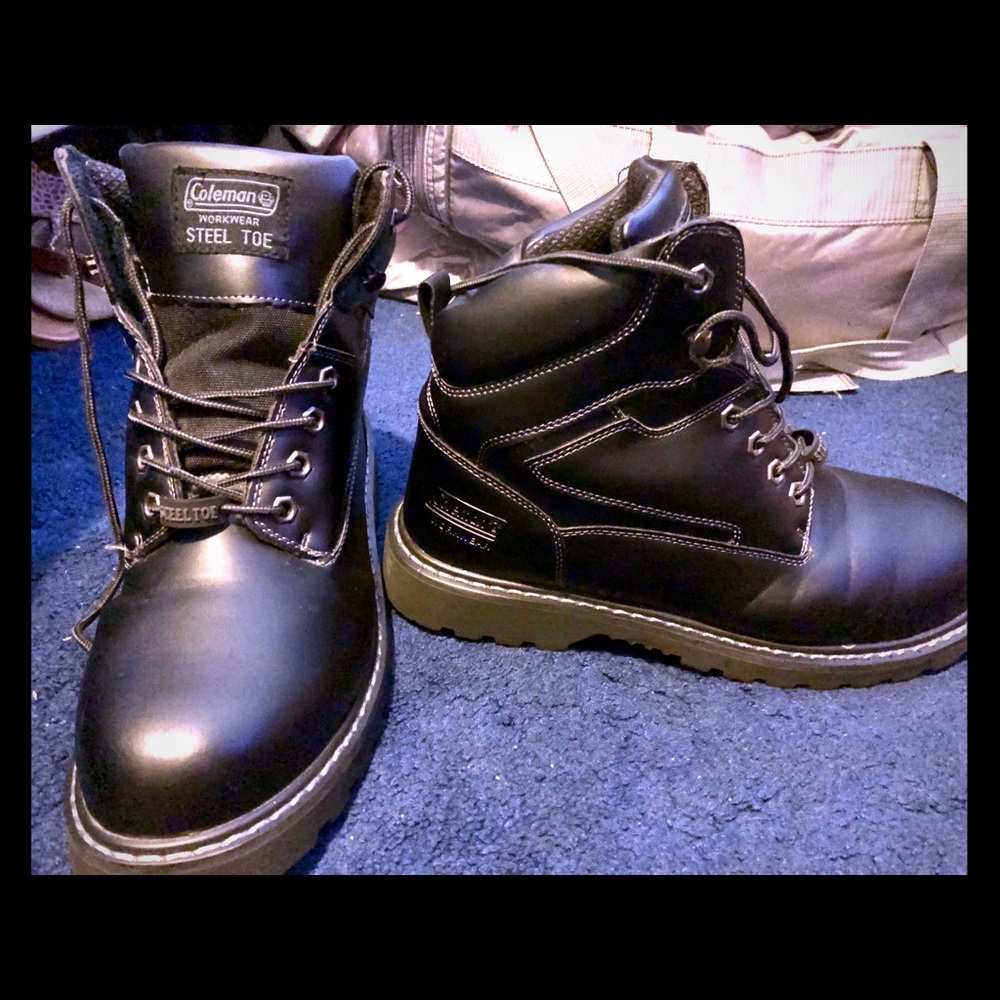 Coleman steel toe work boot