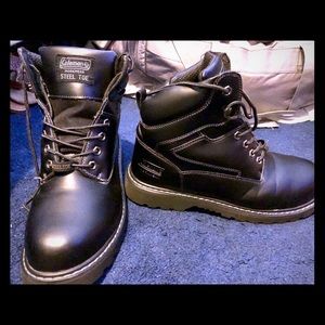Coleman steel toe work boot