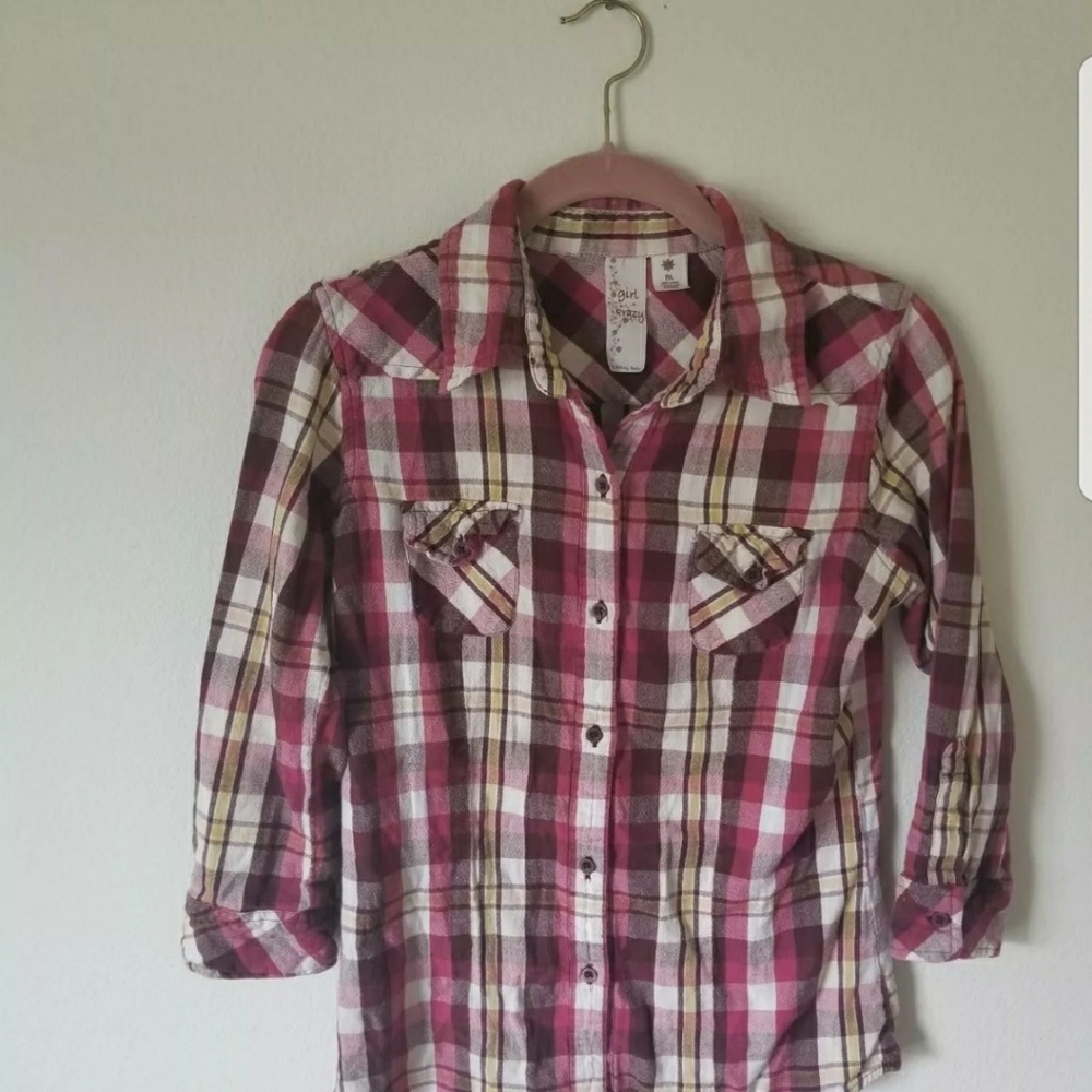 Plaid Button-up