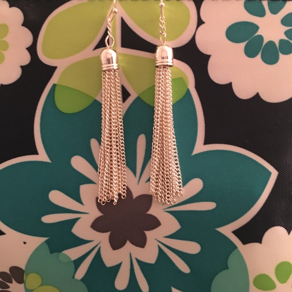 Dangly statement earrings
