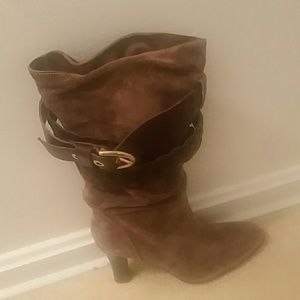 Coach suede boots, brand new, never worn