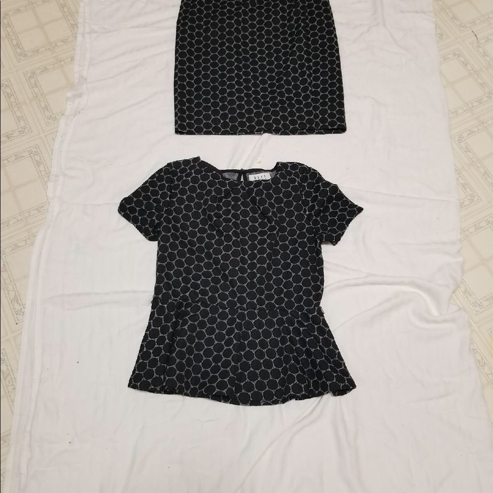 Skirt with matching shirt