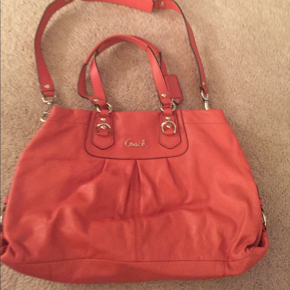 Coach leather purse