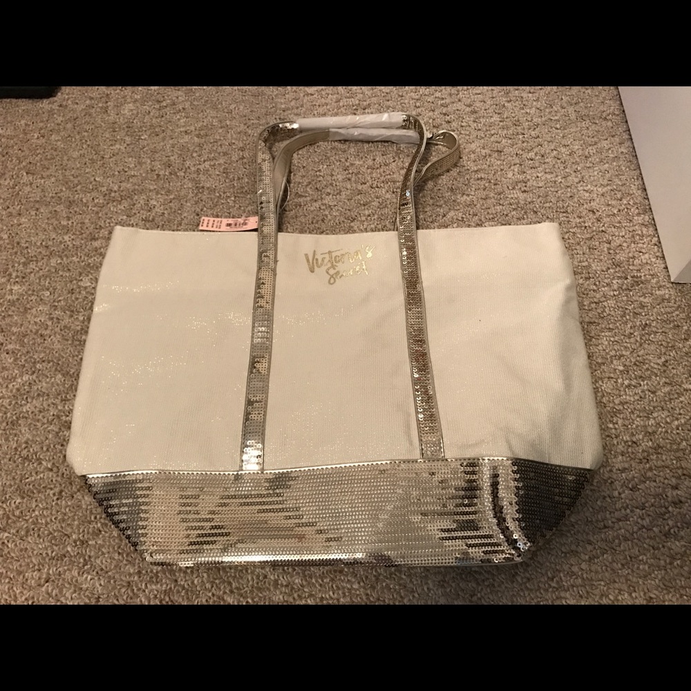 NWT Victoria's Secret Sparkly Tote