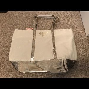NWT Victoria's Secret Sparkly Tote
