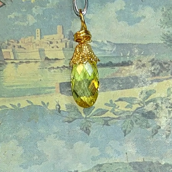 #0165 Brazilian Lemon Citrine Pendant - Picture 2 of 2