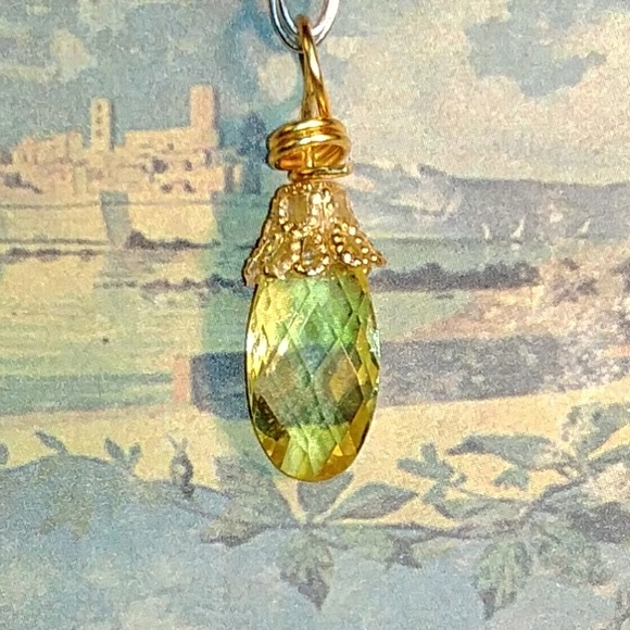 #0165 Brazilian Lemon Citrine Pendant - Picture 1 of 2