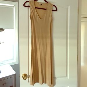 DVF nude body con dress.