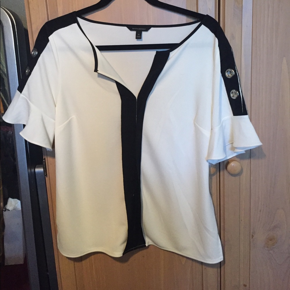 Black and White blouse