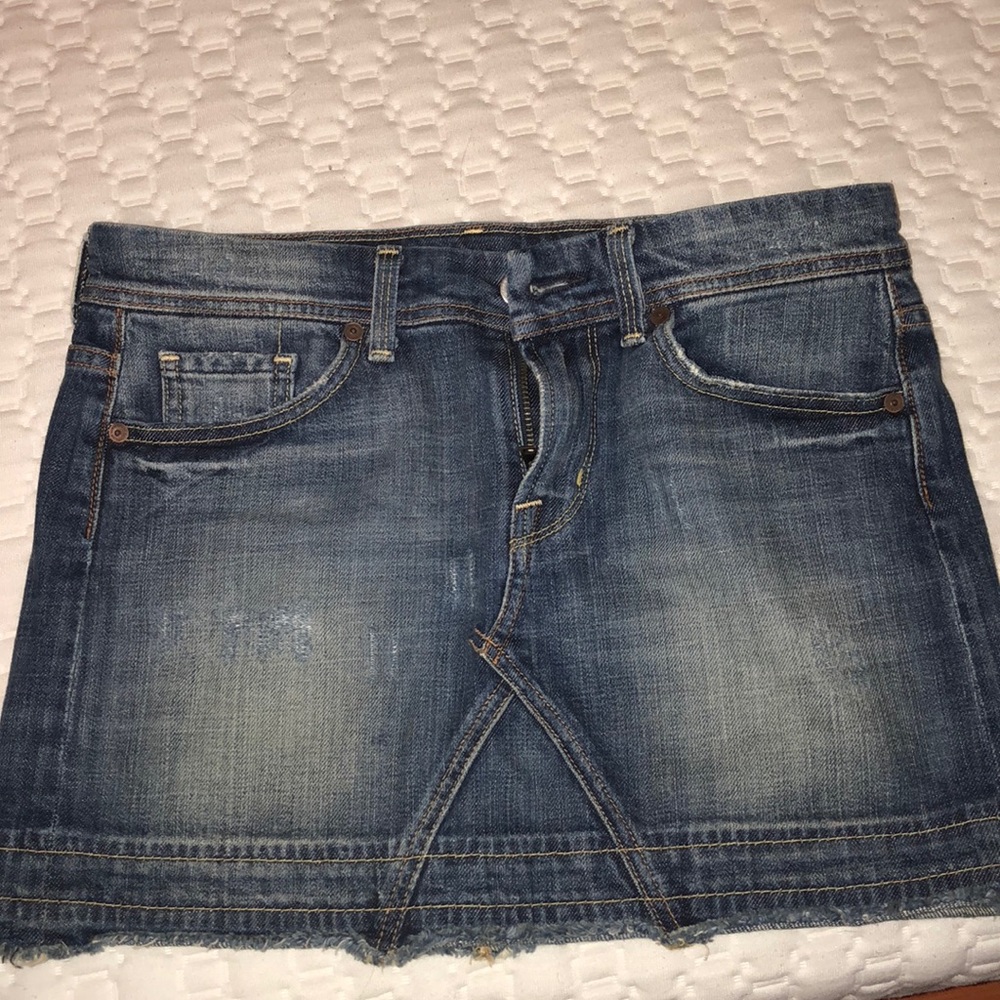 Citizens of humanity mini jean skirt